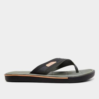 Imagem de Chinelo Rider Spin Masculino, Preto, Verde, 37/38