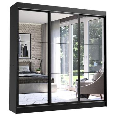 Imagem de Guarda Roupa Casal 3 Portas com Espelho Istambul Madesa