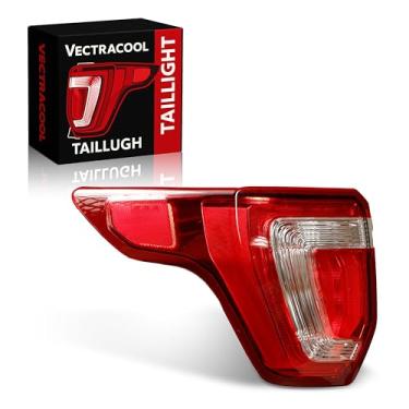 Imagem de Conjunto de luz traseira esquerda LED sem ponto cego compatível com Ford Explorer 4 portas 2016-2019 substituição # FB5Z13405A