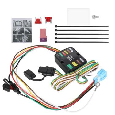 Imagem de JDMEXEV Chicote de fiação de reboque de 4 pinos para conexão de luz de reboque compatível com Honda Odyssey 2018-2024 substituição para 56382