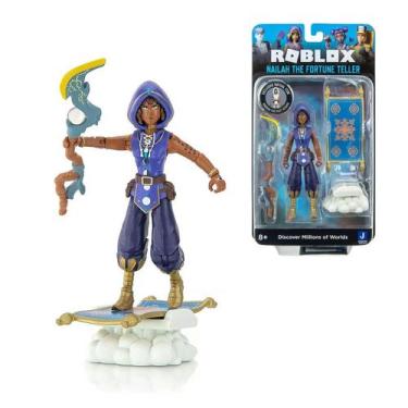 Imagem de Figura Articulada Roblox Nailah The Fortune Teller 10cm com Acessórios
