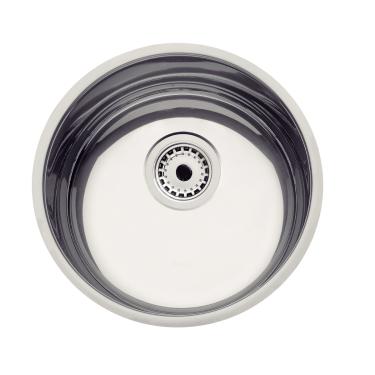 Imagem de Cuba Cozinha Redonda De Embutir Aço Inox Polido 30 BL Luna Tramontina