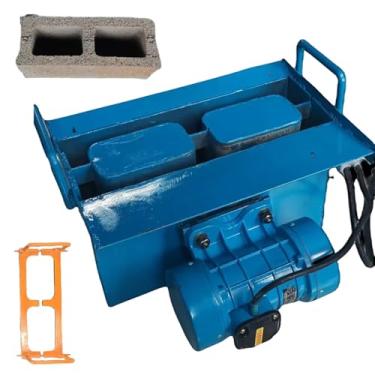 Imagem de JYXYXSCP Tijolo de cimento móvel, máquinas de fabricação de tijolos, formação rápida 45s, pressão máxima 23kn, frequência de vibração 212 vezes/min, 30 tijolos/H, para cimento