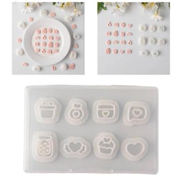 Imagem de Esquirla Kit para confecção de brincos em polimérica, presente versátil, acessório para decoração de brincos, ferramentas de corte de para