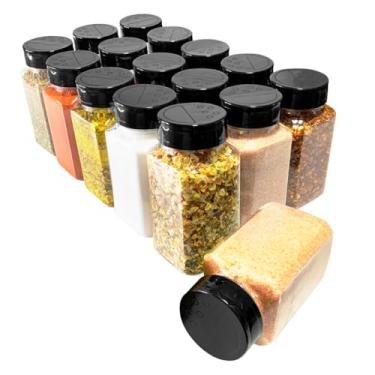 Imagem de Frascos De Vidro ReforçAdos Para Condimentos Com Tampas De Bambu Duplamente Seladas Para Armazenamento E Rotulagem De Sal — Frascos Para Condimentos, Frascos De Bambu Selados(16)