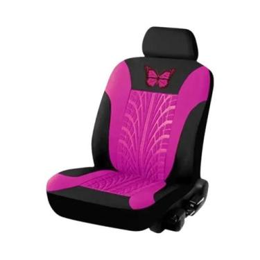 Imagem de Capa De Assento De Carro Universal Com Padrão De Borboleta Bordada Con