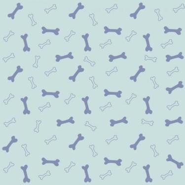 Imagem de Papel De Parede Infantil Osso Cachorro