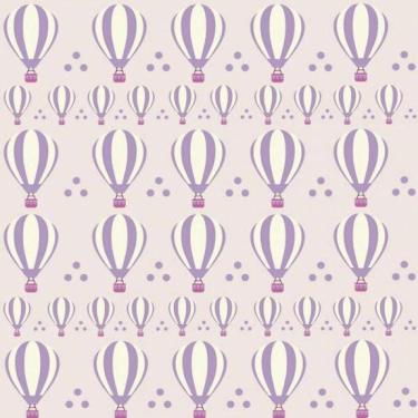 Imagem de Papel De Parede Infantil Balão Rosa