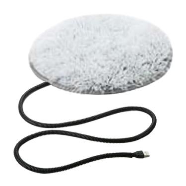 Imagem de Generic Tapete térmico elétrico leve e portátil para gatos, ideal para casa e viagens. Perfeito para aquecer filhotes cães de pequeno porte, Cinza Gradiente