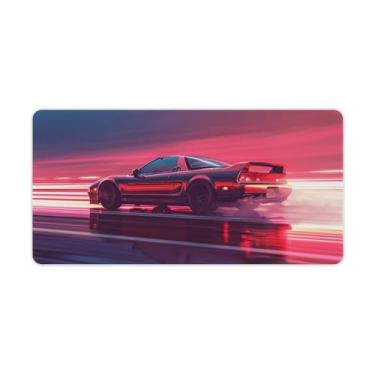 Imagem de FoRes JDM Car NSX Speed Art Aesthetic Large Gaming Mouse Pads Base de Borracha Antiderrapante Tapete de Mesa Laptop Acessórios de Computador Suprimentos Bloco de Escrita para Escritório Casa 30 x 60