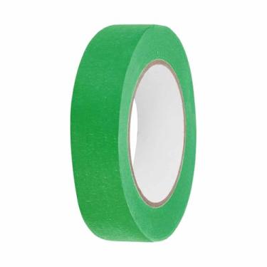 Imagem de HARFINGTON Fita adesiva colorida de 3,5 cm x 54,6 m, papel crepe, universal, fita adesiva colorida para pintura de arte, desenho faça você mesmo, selagem de etiquetagem artesanal, verde escuro