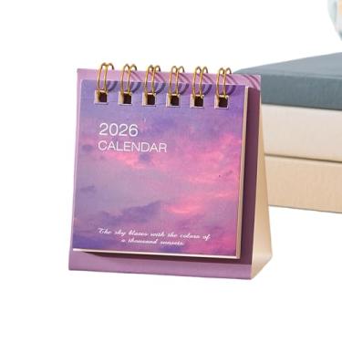 Imagem de Calendário de Mesa para Escritório e Casa - Organizador Mensal Mini,Calendário De Mesa 2026 - Para Natal Ano Do Pai Casa Escritório Escola Homens Mulheres Colegas De Trabalho Funcionários Adultos