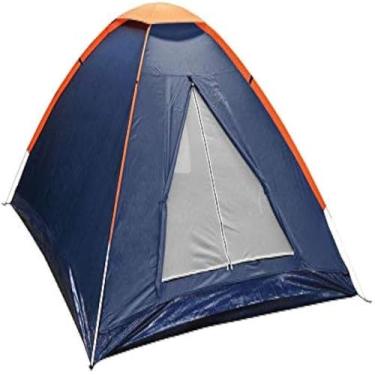 Imagem de Barraca para camping leve, resistente, facil de montar, portatil, azul claro