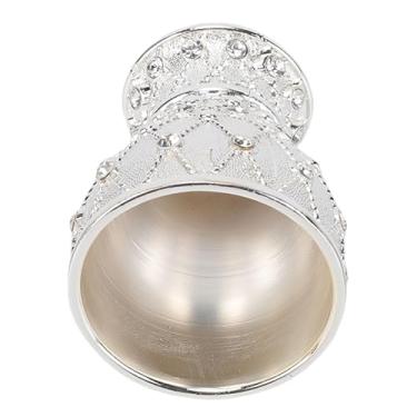 Imagem de GLOGLOW Cálice Medieval, Copo Bebendo de Festa Gótica de Vinho Vintage Com Alívio, para Decoração de Casa de Bar de Casamento de Comunhão (Prata)