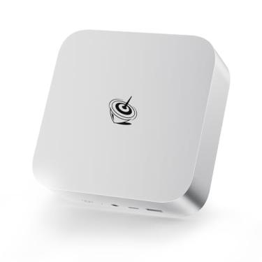 Imagem de Beelink Mini PC SER9 AI, AMD Ryzen AI 9 HX 370 (80TOPS,12C/24T,5.1GHz), 32G LPDDR5X 7500MHz 1TB PCIe4.0 x4 SSD, AI PC AMD Radeon 890M NPU 50 AI TOPS, MIC/Alto-falantes/USB4/WiFi6/BTT 5.2/2 .5G/W11 Pro