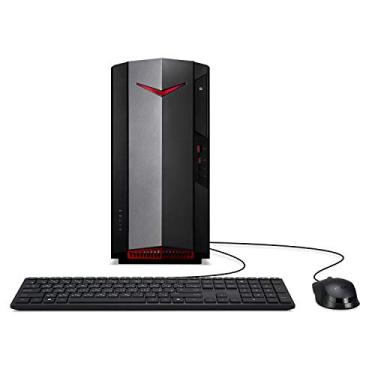 Imagem de Acer Desktop para jogos Nitro 50 N50-620-UA91 | Processador de 6 núcleos Intel Core i5-11400F de 11ª geração | NVIDIA GeForce GTX 1650 | 8GB DDR4 | 512GB NVMe M.2 SSD | Intel Wi-Fi 6 AX201 | Teclado e mouse