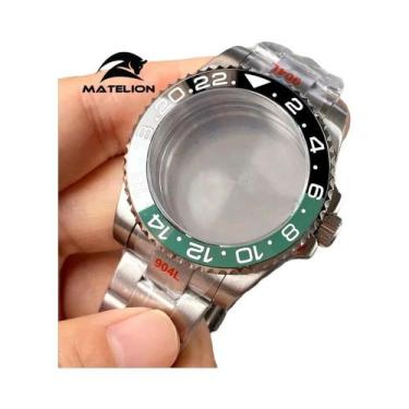 Imagem de Caixa De Relógio De Mergulho Matelion 40mm 20ATM Sub Caixa Pulseira De