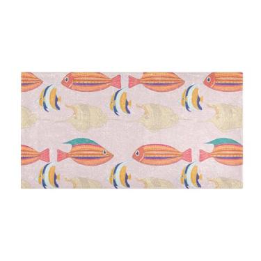 Imagem de Burbuja Tapete de corredor colorido de pelúcia antiderrapante tapete de cozinha para corredor, quarto, sala de estar, decoração de entrada, lavável na máquina, 51 x 99 cm