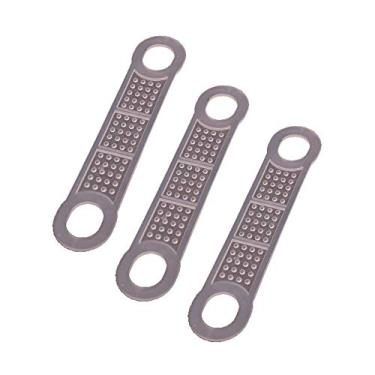 Imagem de 50 peças de borracha antiderrapante transparente para cabides de cabide de roupas para cabides de madeira e plástico