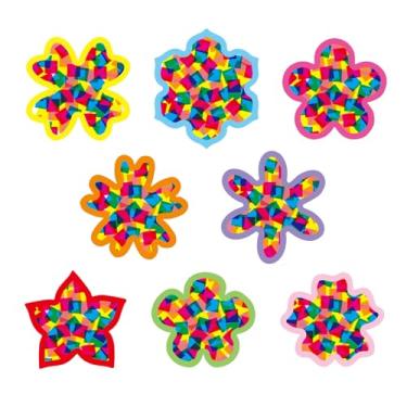 Imagem de Arte De Corte De Para Crianças - Conjunto de Materiais para Artesanato e Decoração,Arte De Ornamento Em - Para Menino Menina Casa Janela De Vidro Festa De Aniversario Atividade Ao Ar Livre Escola