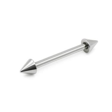 Imagem de Piercing Reto Microbell 1.2mm Aço Cirúrgico Spike - M2 Piercing, 12mm