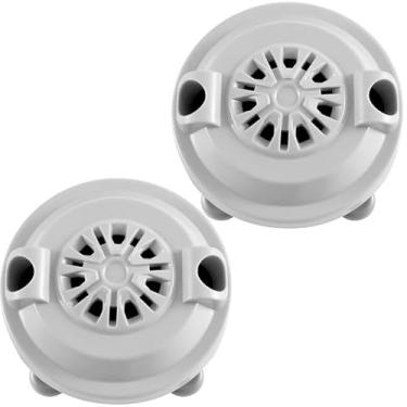 Imagem de Yobfo Cabeça de jato magnética, motor de cabeça de jato magnético sem tubulação BF-004 para cadeira de banheira de spa LURACO Pedicure, contém hélice e tampa, pacote com 2 (4 pinos)