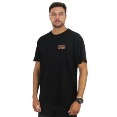 Imagem de Camiseta Extra Grande Volcom Workwear Union Black-Unissex
