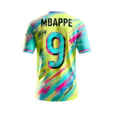 Imagem de Camiseta Masculina Leve De Secagem Rápida Mbappé Edição Comemorativa P