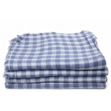 Imagem de Panos de Chão Xadrez, 20 unidades,Medida 40cm x 65cm, Tecido para Limpeza Doméstica