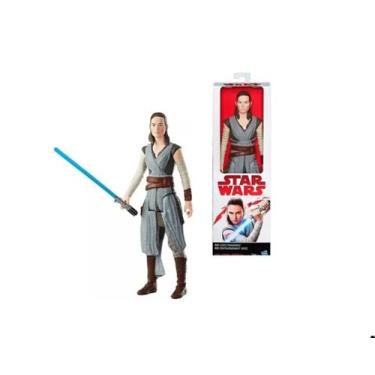 Imagem de Boneca star wars rey jedi treinamento -hasbro
