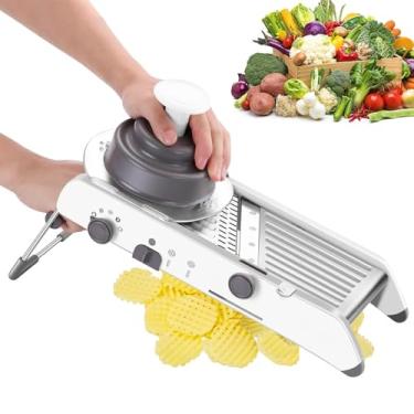 Imagem de Mandolin, Pode ser Cortado em 18 Formatos Aços Inoxidáveis Mandoline Profissional, Uso Doméstico Fatiador de Legumes, Fatiador, Mandolim, Multifuncional Mandoline, Mandolim Cozinha
