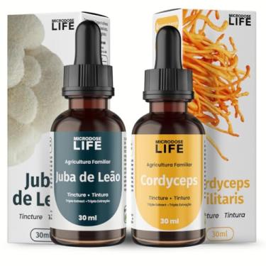 Imagem de Kit Foco E Energia | Extrato Líquido Juba De Leão + Cordyceps 30ml | Fungi Life