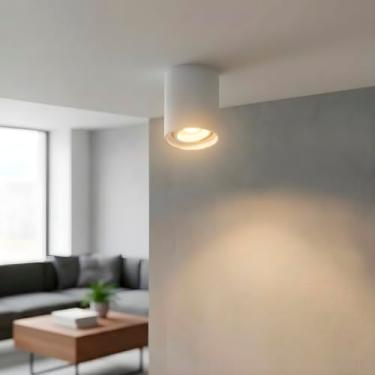 Imagem de Spot Mini De Sobrepor Plafon Direcionável Branco Luz03