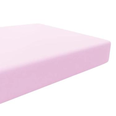 Imagem de Lençol com Elástico para Berço Laço Bebê Marshmallow (Rosa)