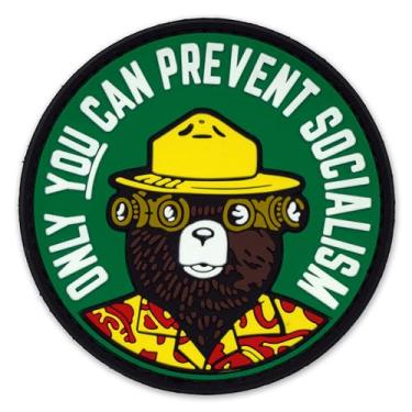 Imagem de Somente você pode evitar adesivos de PVC – engraçado, tático, anime, adesivos militares – Perfeito para o seu equipamento militar, mochila, boné, colete, bolsa ou arnês para cães