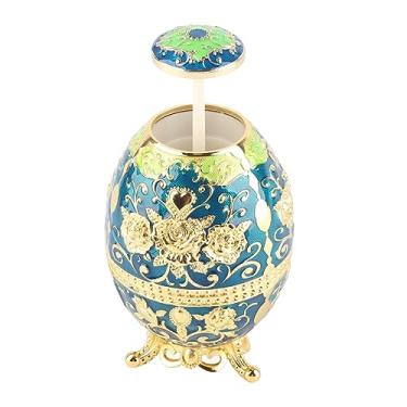 Imagem de Alomejor Suporte de Palito, Dispensador de Prensa Manual de Liga de Estanho Com Padrão de Flor 12cm para Decoração de Mesa de Jantar de Cozinha (orquídeas douradas)