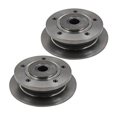 Imagem de 2 x Kit de disco de freio de roda dianteira compatível com John Deere Gator HPX 4x4/4x4 Diesel/615E/815E e adequado para Gator XUV 620i 4x4/850D 4x4 Diesel 2004-Up substitui # AM142950