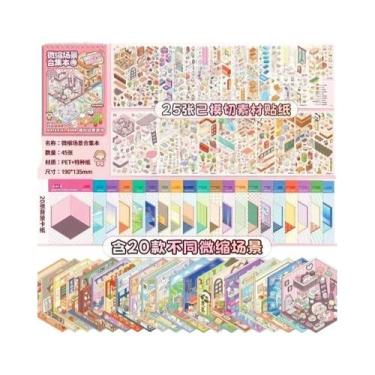 Imagem de Adesivos 3D De Paisagens De Desenho Animado TELADO Micro Cenários DIY 