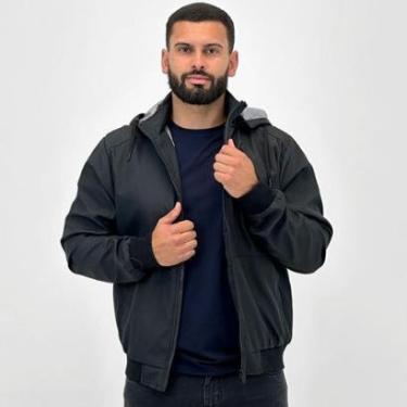 Imagem de Jaqueta Blue Bay Bomber de Nylon com Capuz Masculina-Masculino