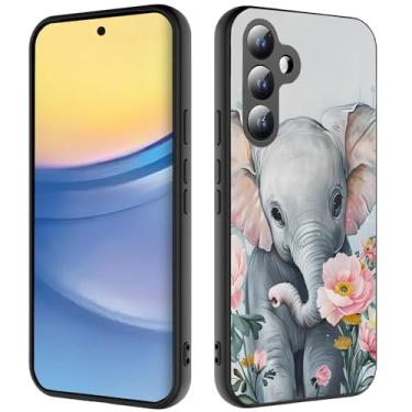 Imagem de VSHSEEOM Capa para Galaxy S25 FE, capa ultrafina de silicone líquido com proteção contra impactos, macia e resistente a arranhões, adequada para Samsung Galaxy S25 FE de 6,7 polegadas, linda flor de