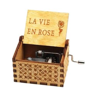 Imagem de Caixa De Música De Madeira Zelda Sky City, Criativa, Manual, Presente 