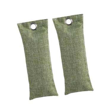 Imagem de Baoblaze Pacote com 2 Sacos Desodorizadores para Sapatos e Luvas de Boxe - Sacos Ativados para Equipamentos Esportivos, Carros e Escritórios, Verde 85g