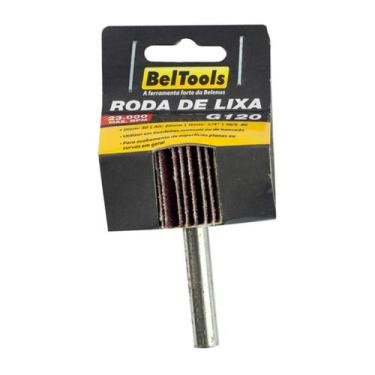 Imagem de Roda De Lixa 30x20mm G120 c/ Haste 1/4 Beltools