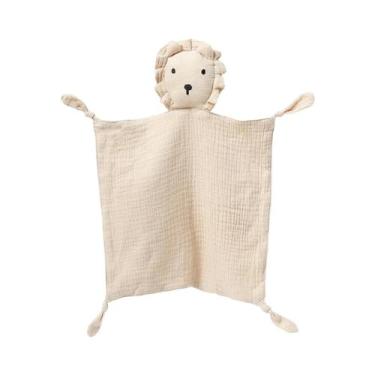 Imagem de Cobertor De Muslin Macio Para Bebês, Bonecos De Dormir De Algodão Para