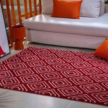 Imagem de Tapete art 2,00 x 2,50 pelo curto macio moderno comercio 100% antiderr