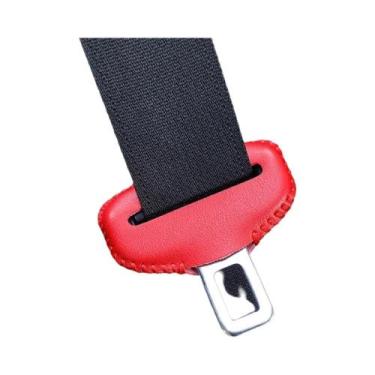 Imagem de Capa Universal De Couro PU Para Fivela De Cinto De Segurança Automotiv