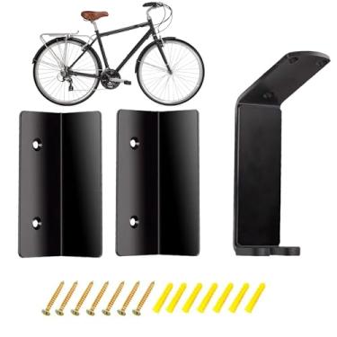 Imagem de Ganchos De Parede Para Bicicleta - Suporte De Armazenamento De Parede Para Bicicleta,Organizador Antiderrapante - Para Garagem Sala Jardim Apartamento Oficina Abrigo Exterior