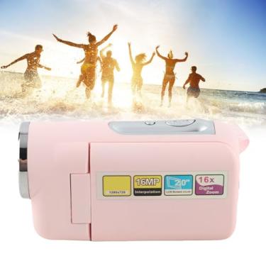 Imagem de Câmera de Vídeo, 16MP 1080P HD 16X 2.0 Polegadas Tela TFT Colorida Gravador de Vídeo Digital Filmadora Câmera de Vlogging Com Suporte para Armazenamento Expansível Câmera Digital