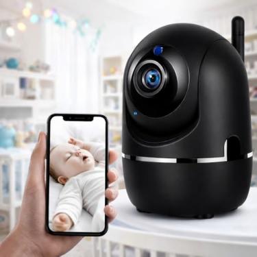 Imagem de Câmera Babá Eletrônica Wi-Fi com Microfone, Visão Noturna e Detecção de Movimento – Monitoramento Inteligente de Bebês e Pets. (Bivolt)