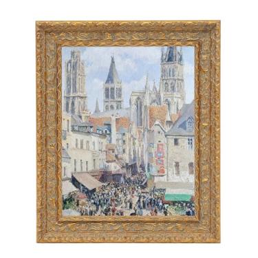 Imagem de VAREIHNAZ Molduras flutuantes de 40,6 x 50,8 cm para pinturas a óleo, moldura flutuante de ouro antigo, moldura flutuante para pintura em tela (40,6 x 50,8 cm)